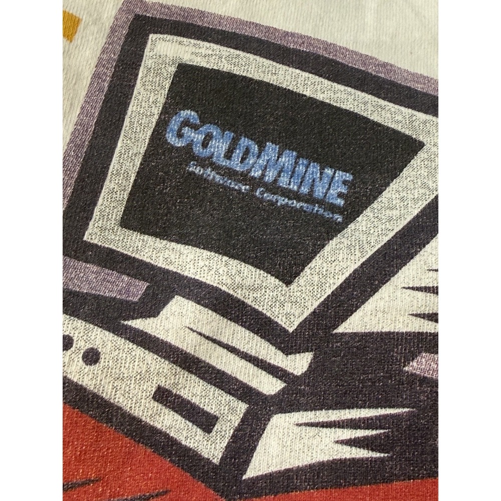 Vintage Tech T shirt Mens XL White Computer Software 90s tech bro - Picture 10 of 12